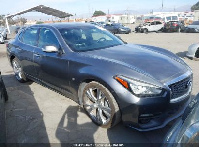 2015 INFINITI Q70 3.7 Gray  Gasoline JN1BY1AP7FM542381 photo #1