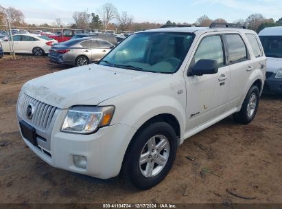 2009 MERCURY MARINER HYBRID White  Hybrid 4M2CU39389KJ17059 photo #3