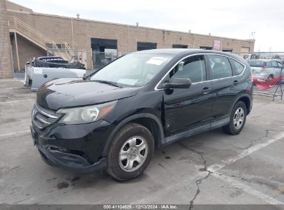 2014 HONDA CR-V LX Black  Gasoline 2HKRM3H35EH550509 photo #3