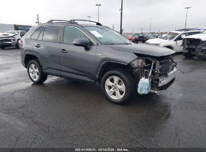 2021 TOYOTA RAV4 HYBRID LE Gray  Hybrid 4T3MWRFV3MU041196 photo #1