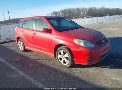 2005 TOYOTA MATRIX XR Red  Gasoline 2T1LR32E15C437452 photo #1