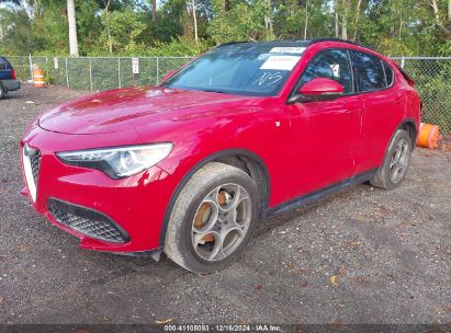 2023 ALFA ROMEO STELVIO TI AWD Red  Gasoline ZASPAKBNXP7D56447 photo #3