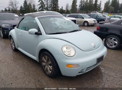 2005 VOLKSWAGEN NEW BEETLE GLS 1.8T Light Blue  Gasoline 3VWCD31Y85M308106 photo #1