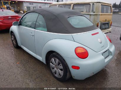 2005 VOLKSWAGEN NEW BEETLE GLS 1.8T Light Blue  Gasoline 3VWCD31Y85M308106 photo #4