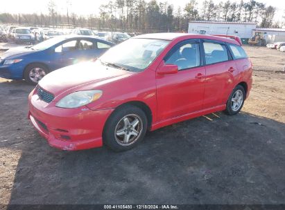 2004 TOYOTA MATRIX XR Red  Gasoline 2T1KR32E34C264818 photo #3