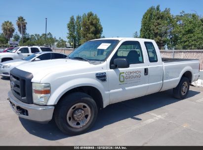 2008 FORD F-250 LARIAT/XL/XLT White  Gasoline 1FTSX20588EB21417 photo #3