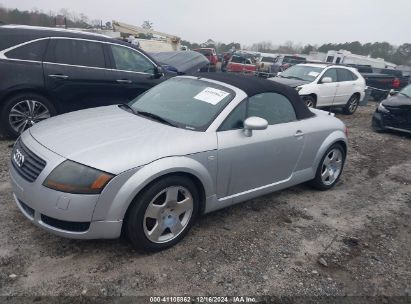 2002 AUDI TT 1.8L Silver  Gasoline TRUUT28N621030756 photo #3