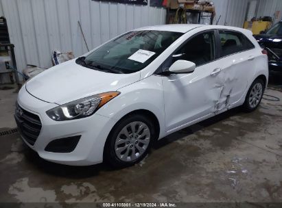 2016 HYUNDAI ELANTRA GT White  Gasoline KMHD35LH3GU318071 photo #3