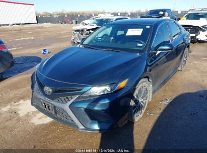 2019 TOYOTA CAMRY SE Dark Blue  Gasoline 4T1B11HK5KU683693 photo #3