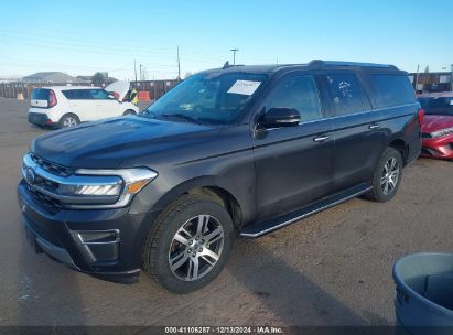 2022 FORD EXPEDITION LIMITED MAX Gray  Gasoline 1FMJK2AT6NEA27132 photo #3