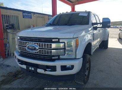 2018 FORD F-350 PLATINUM White  Diesel 1FT8W3DT8JEB76886 photo #1