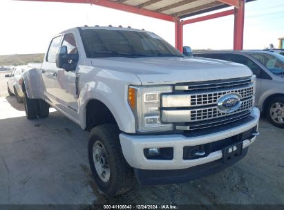 2018 FORD F-350 PLATINUM White  Diesel 1FT8W3DT8JEB76886 photo #3