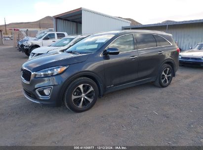 2016 KIA SORENTO 3.3L EX Gray  Gasoline 5XYPHDA5XGG132759 photo #3