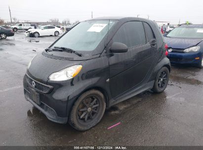 2013 SMART FORTWO PASSION/PURE Black  Gasoline WMEEJ3BA8DK650247 photo #3