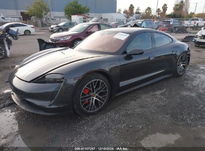 2021 PORSCHE TAYCAN 4S Gray  Electric WP0AB2Y12MLA40109 photo #3