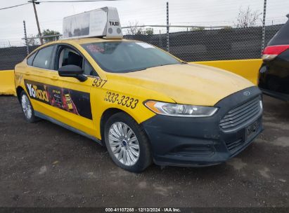 2014 FORD FUSION HYBRID S Yellow  Hybrid 3FA6P0UU8ER212936 photo #1