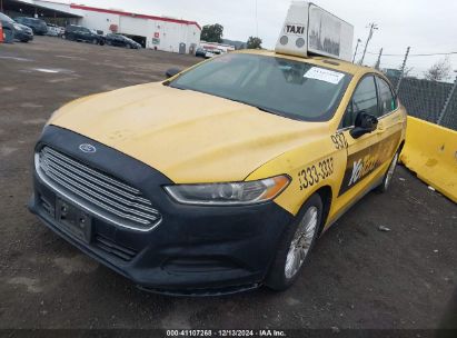 2014 FORD FUSION HYBRID S Yellow  Hybrid 3FA6P0UU8ER212936 photo #3