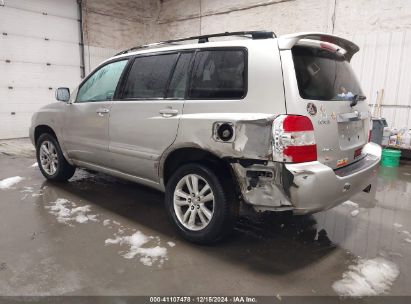 2007 TOYOTA HIGHLANDER HYBRID V6 Silver  Hybrid JTEEW21A670049412 photo #4