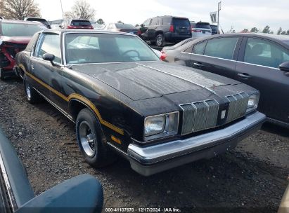 1978 OLDSMOBILE CUTLASS Black  Other 3M47F8M572294 photo #1