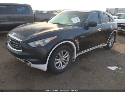 2013 INFINITI FX37 Black  Gasoline JN8CS1MU3DM141657 photo #3