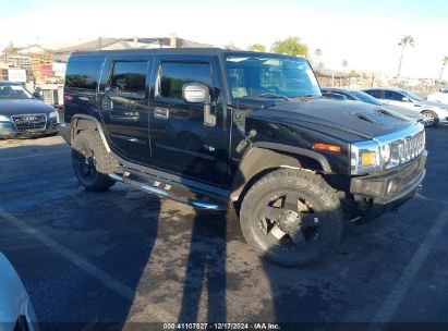 2006 HUMMER H2 SUV Black  Gasoline 5GRGN23U36H122192 photo #1