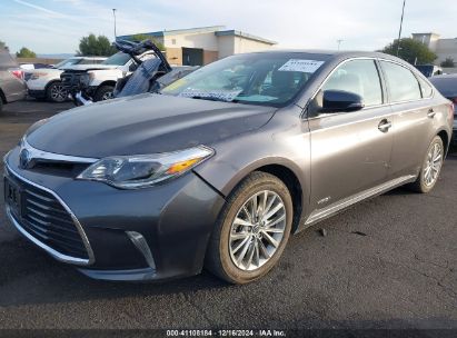 2016 TOYOTA AVALON HYBRID LIMITED Gray  Hybrid 4T1BD1EB9GU052142 photo #3