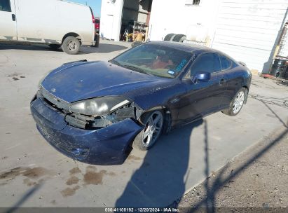 2007 HYUNDAI TIBURON GT/GT LIMITED/SE Blue  Gasoline KMHHN66F27U252074 photo #3