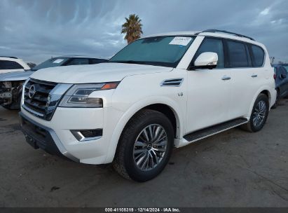 2021 NISSAN ARMADA SL 2WD White  Gasoline JN8AY2BA9M9374109 photo #3