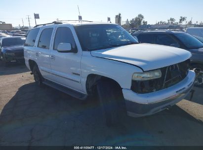 2002 CHEVROLET TAHOE LT White  Gasoline 1GNEK13T42R160125 photo #1