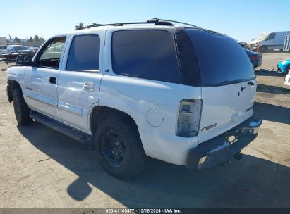 2002 CHEVROLET TAHOE LT White  Gasoline 1GNEK13T42R160125 photo #4