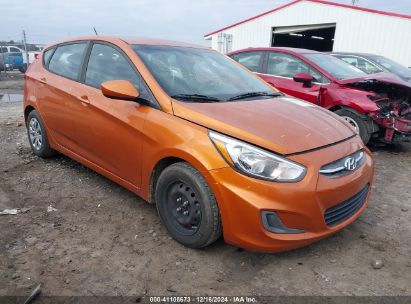 2017 HYUNDAI ACCENT SE Orange  Gasoline KMHCT5AE1HU316857 photo #1