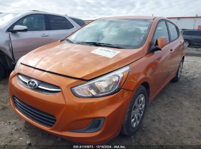 2017 HYUNDAI ACCENT SE Orange  Gasoline KMHCT5AE1HU316857 photo #3