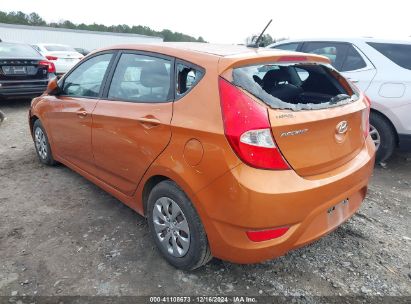 2017 HYUNDAI ACCENT SE Orange  Gasoline KMHCT5AE1HU316857 photo #4