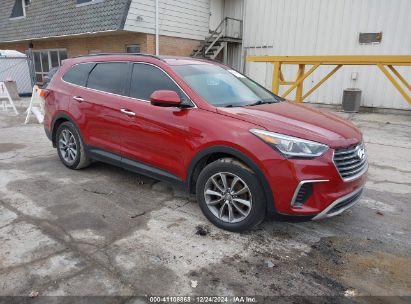 2018 HYUNDAI SANTA FE SE Red  Gasoline KM8SM4HF0JU272132 photo #1