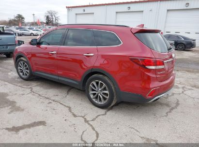 2018 HYUNDAI SANTA FE SE Red  Gasoline KM8SM4HF0JU272132 photo #4