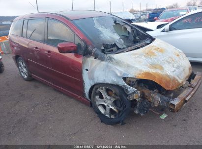 2009 MAZDA MAZDA5 GRAND TOURING Maroon  Gasoline JM1CR29L090346025 photo #1