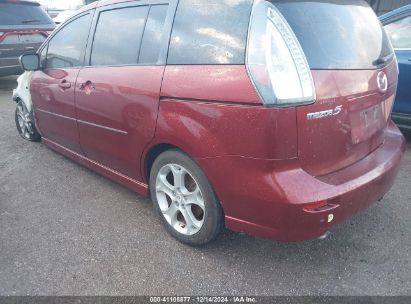 2009 MAZDA MAZDA5 GRAND TOURING Maroon  Gasoline JM1CR29L090346025 photo #4