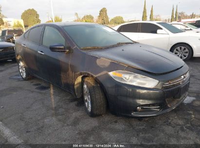 2013 DODGE DART LIMITED Black  Gasoline 1C3CDFCH7DD143486 photo #1