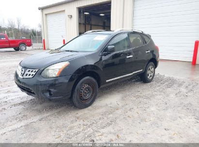 2014 NISSAN ROGUE SELECT S Black  Gasoline JN8AS5MT1EW620560 photo #3