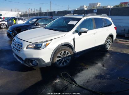 2017 SUBARU OUTBACK 2.5I LIMITED White  Gasoline 4S4BSANC9H3391604 photo #3