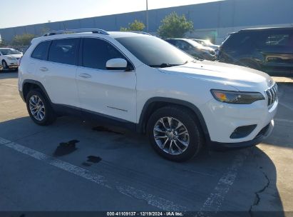 2019 JEEP CHEROKEE LATITUDE PLUS FWD White  Gasoline 1C4PJLLB4KD240528 photo #1