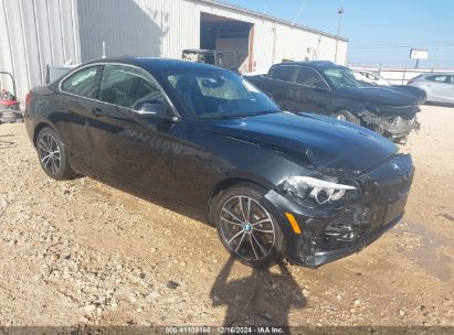 2021 BMW 230I Black  Gasoline WBA2J1C0XM7J03699 photo #1