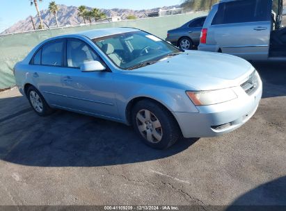 2008 HYUNDAI SONATA GLS Light Blue  Gasoline 5NPET46C08H341631 photo #1