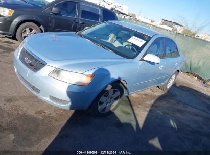 2008 HYUNDAI SONATA GLS Light Blue  Gasoline 5NPET46C08H341631 photo #3