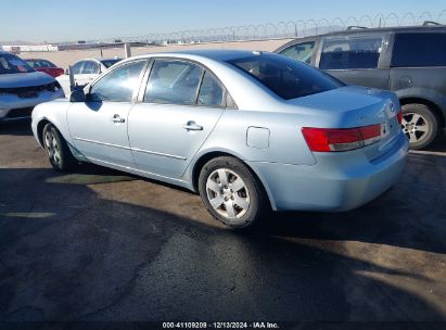 2008 HYUNDAI SONATA GLS Light Blue  Gasoline 5NPET46C08H341631 photo #4