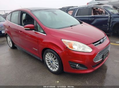 2013 FORD C-MAX HYBRID SEL Red  Hybrid 1FADP5BU6DL541459 photo #1