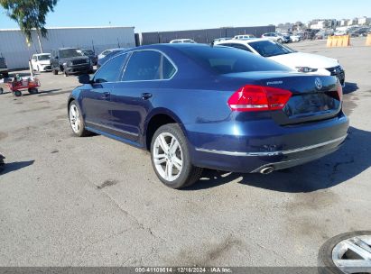 2015 VOLKSWAGEN PASSAT 2.0L TDI SE Blue  Diesel 1VWBV7A3XFC048105 photo #4