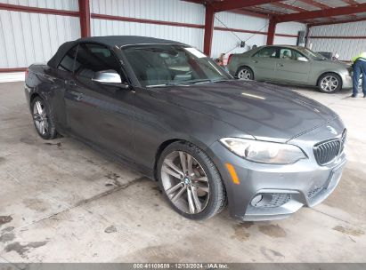 2017 BMW 230I Gray  Gasoline WBA2K9C52HV647106 photo #1