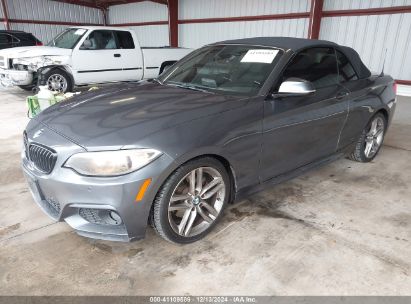 2017 BMW 230I Gray  Gasoline WBA2K9C52HV647106 photo #3