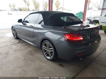 2017 BMW 230I Gray  Gasoline WBA2K9C52HV647106 photo #4